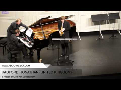 Dinant 2014 - RADFORD, Jonathan (3 Pieces by Jan Van Landeghem)