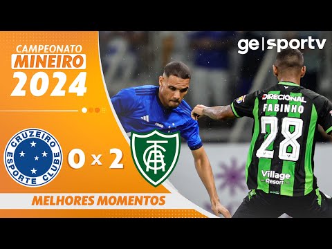 Gols e lances de Cruzeiro x América-MG