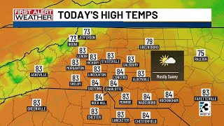 Temperatures keep climbing in Charlotte as tropical depression forms: Latest forecast