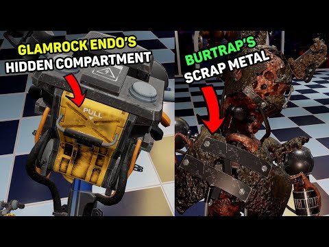 Analyzing FNAF: Security Breach Animatronics Up Close Part 2 (Tiny Details On All the Characters!)