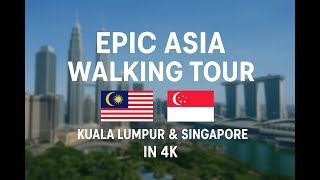 Download the video "Epic Asia Walking Tour 🇲🇾🇸🇬 | Kuala Lumpur & Singapore in 4K"