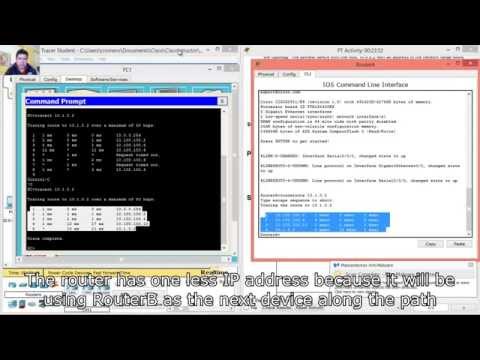 11.3.2.2 Packet Tracer - Test Connectivity with Traceroute