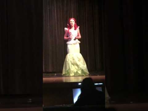 Haley, age 13, as Ariel singing Part of Your World