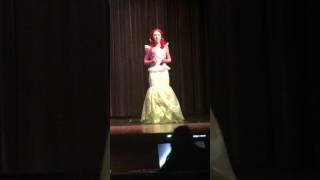 Haley, age 13, as Ariel singing Part of Your World