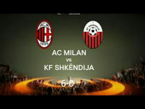Ac Milan vs Shkendija 6-0 All goals and highlights