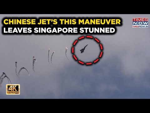 Roaring China’s J-10 Fighter Jet’s This Maneuver Leaves Everybody Stunned At Singapore Airshow | 4K