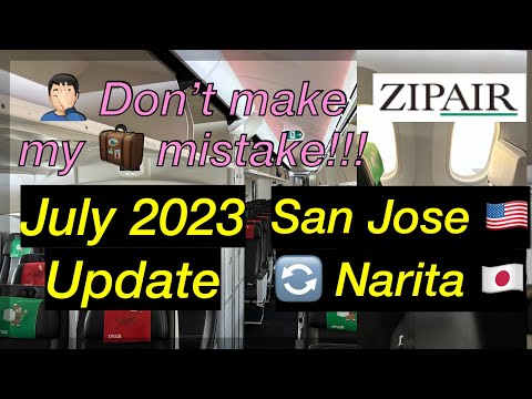 Zipair July 2023 Review - Do Not Make My Mistake with Carry-on Luggage Limit!