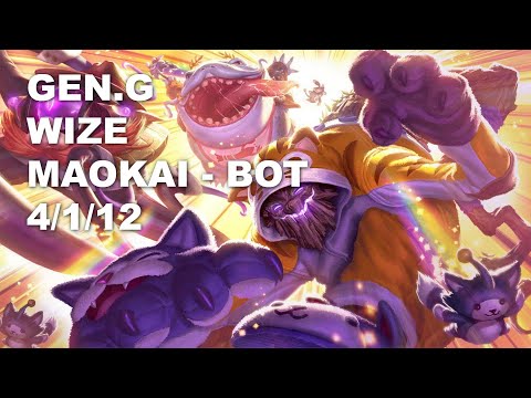 Gen.G Wize Bot Maokai vs Aphelios - KR Challenger Patch 10.8