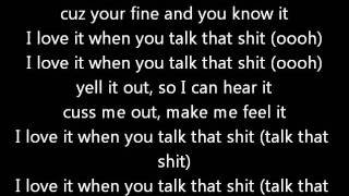 Chris Brown - Talk that shit (Lyrics on screen) karaoke In My Zone 2