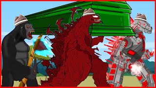Kong & Mecha Godzilla VS Gozilla Earth VENOM - Meme Coffin Dance Megamix Song Cover