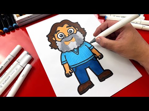 How To Draw Steve From The Minecraft Movie