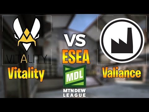 Vitality vs Valiance | ESEA MDL Season 30 Europe 2019