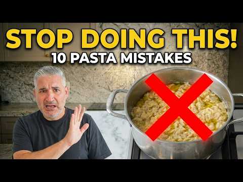 Italian Chef Reveals the 10 Biggest Pasta Cooking Mistakes