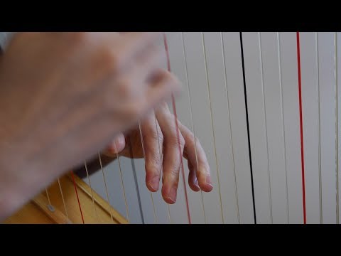 Slow Motion Monday ep. 28 - guitar strumming on the harp