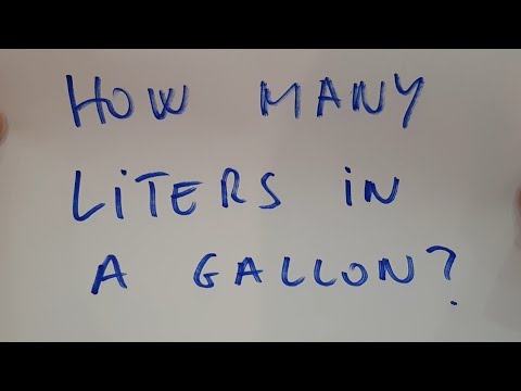 1st YouTube video about how many litres is 13 gallons
