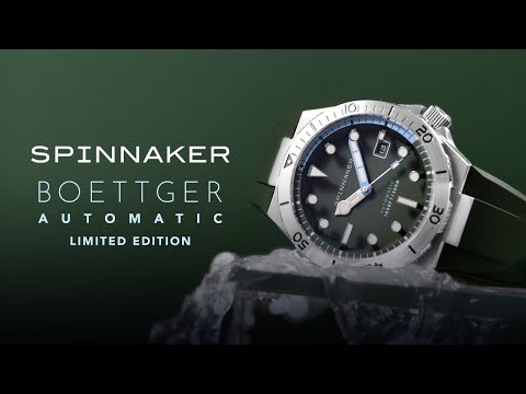 Spinnaker Boettger SP-5083-DD Midnight Navy Dial St. Steel Strap Limited Edition + Extra Strap -1
