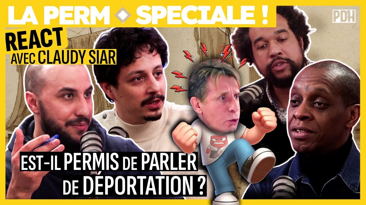React avec CLAUDY SIAR - EST-IL PERMIS DE PARLER DE DÉPORTATION pour la traite atlantique et Gaza?