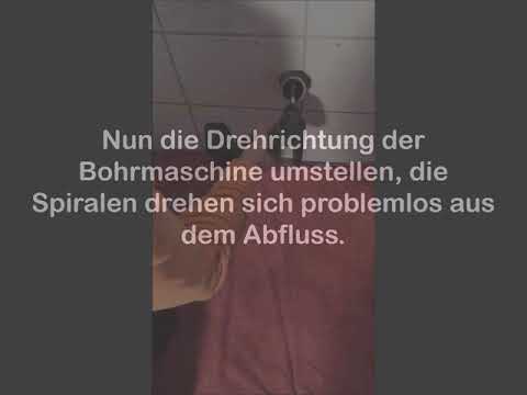 Abflussreinigung ganz einfach.