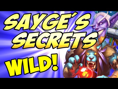 Wild Secret Mage Ft. Sayge | Hearthstone | Darkmoon Faire