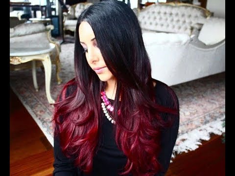 DIY Red Ombre Hair Tutorial | Naseem Delan