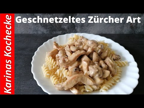 Zurich-style sliced ​​​​quick and tasty