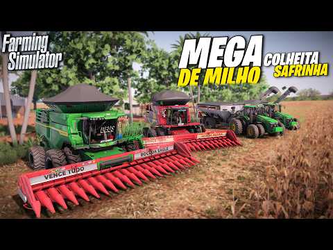 Colheita Do Milho Safrinha Em Perolândia Goiás | Farming Simulator 22 Simulando Vida Real