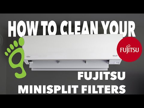 Fujitsu Mini Split Filter Cleaning