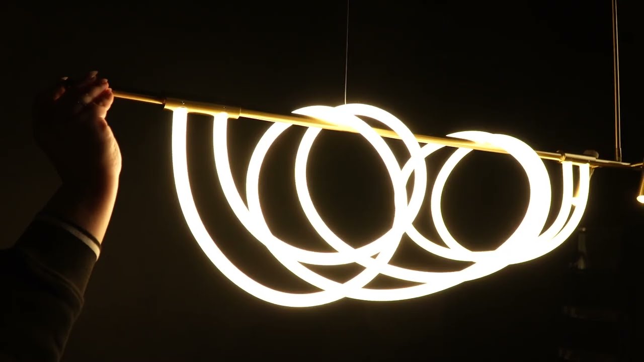 Светодиодный светильник 70 см, 75W, 3000K, Arte Lamp Klimt A2850LM-75PB, полированная медь