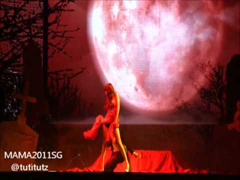 [FANCAM] 111129 MAMA Beast - Fiction + Hyuna/ HyunSeung Special Stage