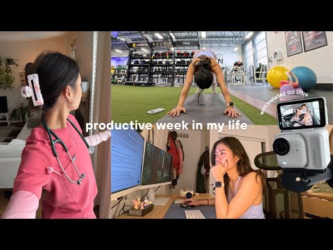 med school vlog 🩺 | back to lectures, studying & a cozy week in my life (insta360 GO Ultra)