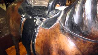 Williamsburg Antiques and Used Furniture Leather Wrapped Horse