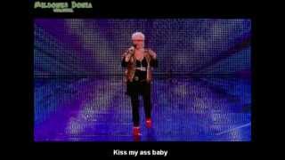 Kelly Fox ~ Kiss my ass  ~ Britain&#39;s Got Talent - 2013