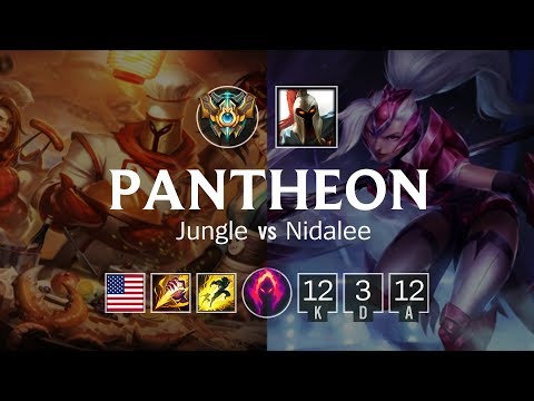 Pantheon Jungle vs Nidalee - NA Challenger Patch 8.23
