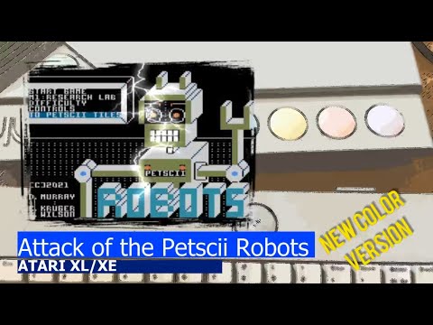 Atari XL/XE -=Attack of the Petrscii Robots=- new color version