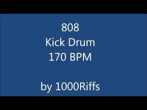 808 Kick Drum 170 BPM - Beats Per Minute