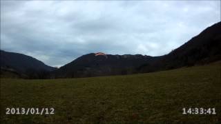 preview picture of video '2013/01/12 - Vol parapente Chanay - Oncieu'