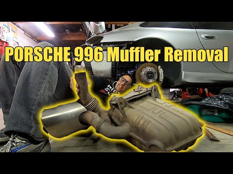 Porsche 996 Muffler Removal