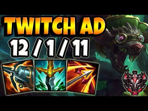 Twitch ADC vs Jhin - KOREA Grandmaster Patch 11.18 ✅