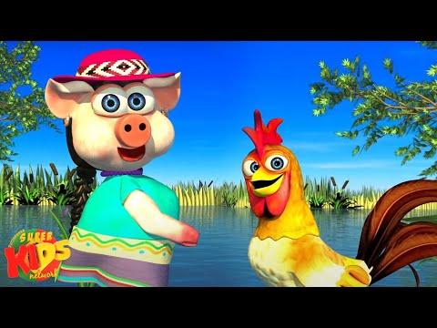 A Porquinha Foi Passear Canção Infantil e Mais Rima Educativa Para Crianças