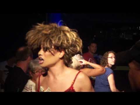 Tina Turner in the show at AQUA night club on Duval Street in Key West