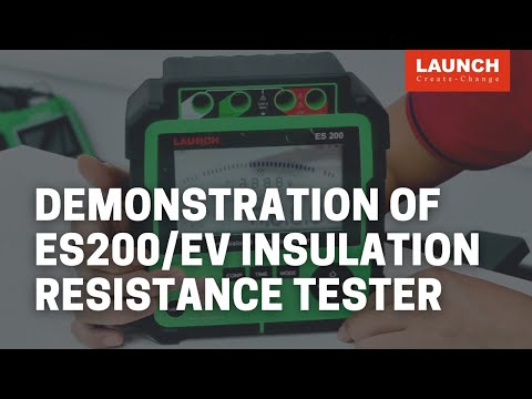 ES200 | EV INSULATION RESISTANCE TESTER | LAUNCH