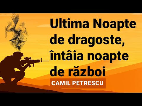 Ultima Noapte de dragoste, intaia noapte de razboi (Camil Petrescu) Rezumat Animat