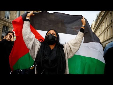 Thousands join Palestine solidarity rally in Paris after France banned pro-Palestine rallies