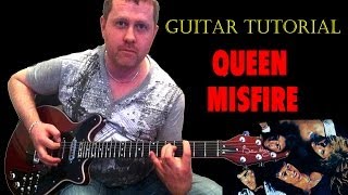 Queen - Misfire - guitar tutorial lesson