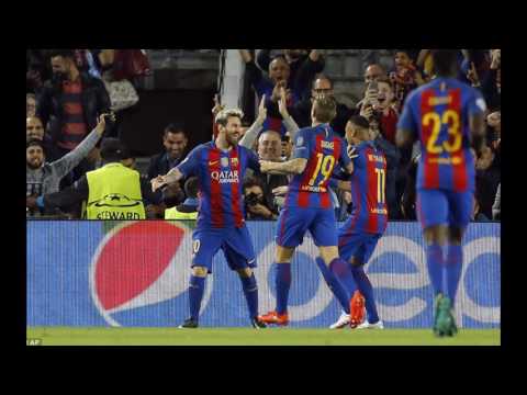 Barcelona 4 0 Manchester City Lionel Messi scores hat trick Claudio Bravo sees red visitors