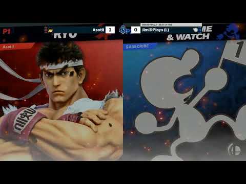 PURE Smash 21 Grand Finals - Asotil (Ryu, Richter) vs JimiDPlays (Game&Watch)