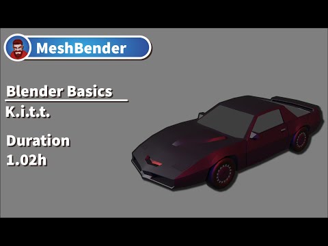 Blender Basics: Modelling K.i.t.t.