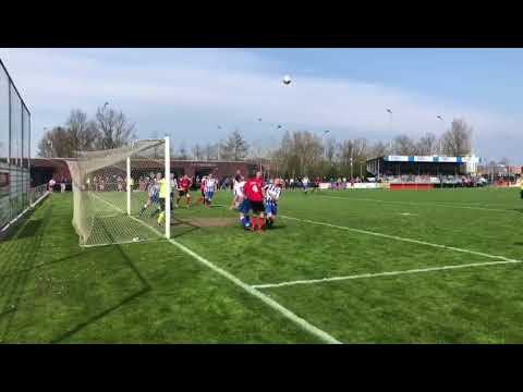 14 04 2018 Yerseke Arendskerke bal op de paal Guus de Leeuw