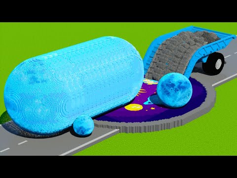 LONG CARS vs PLANETS PORTAL #2 in Teardown