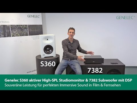 Genelec S360 und 7382 – hoher Schalldruck für Immersive Audio